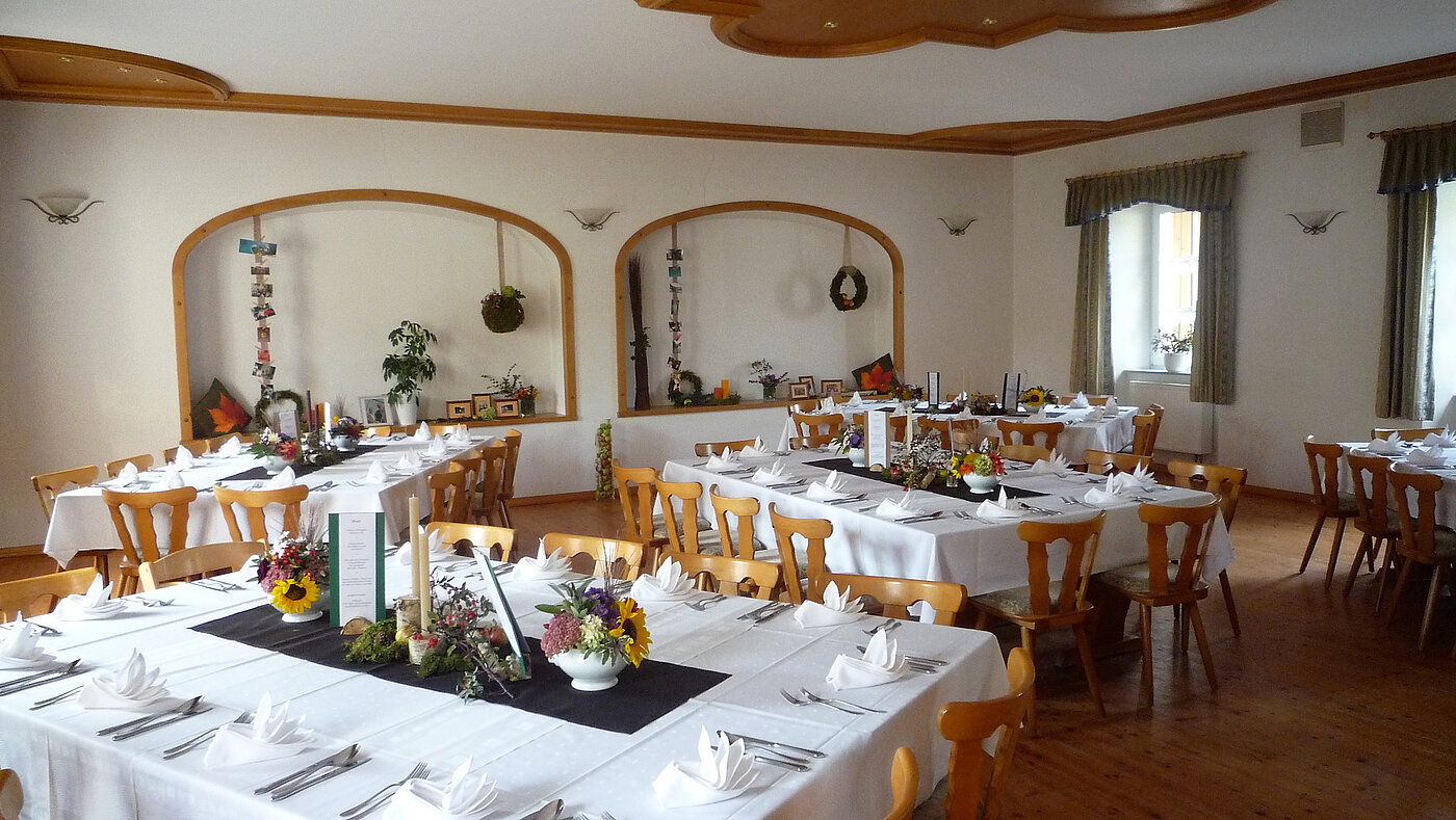 Geburtstag feiern in der Gaststätte Zum "Kouh-Lenzen"